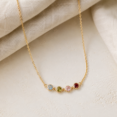 Family Birthstone Necklace